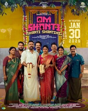 Om Shanti Shanti Shantihi 2026 Telugu Audio Movie Poster