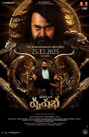 Vrusshabha 2025 Hindi Audio Movie Poster